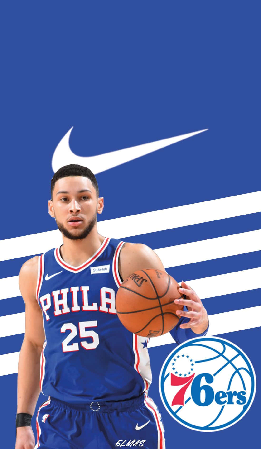 Stay Up To Date On The 76ers With The Latest Iphone Background