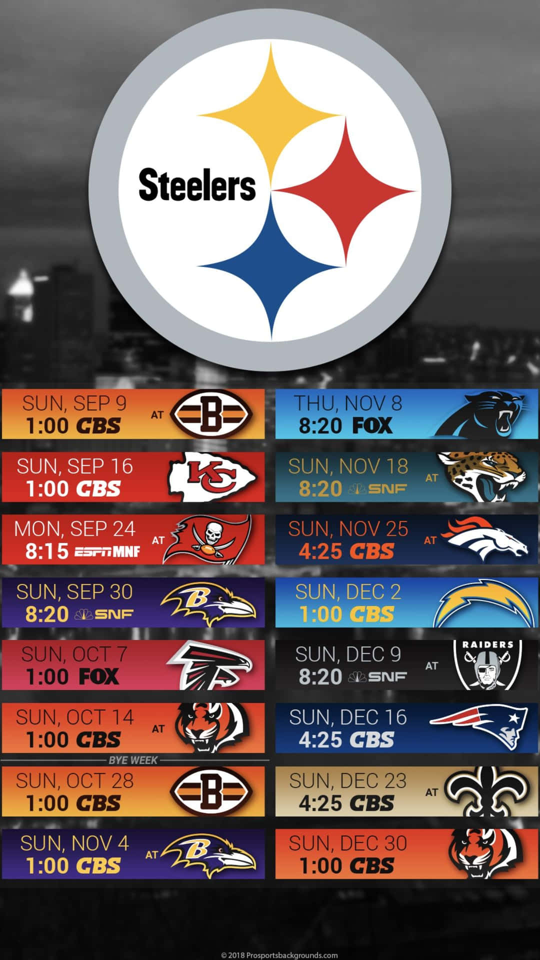 Stay Up-to-date With The Latest From The Steelers On Your Iphone Background