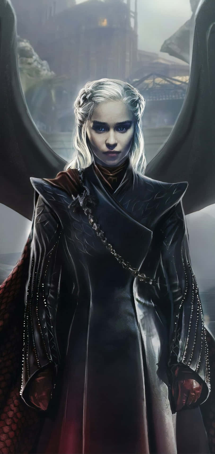 Stay Up-to-date With The Latest Information From Westeros, With This Official Game Of Thrones Iphone. Background