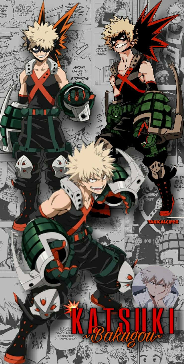 Stay Updated With The Latest Technology With The Bakugo Phone! Background
