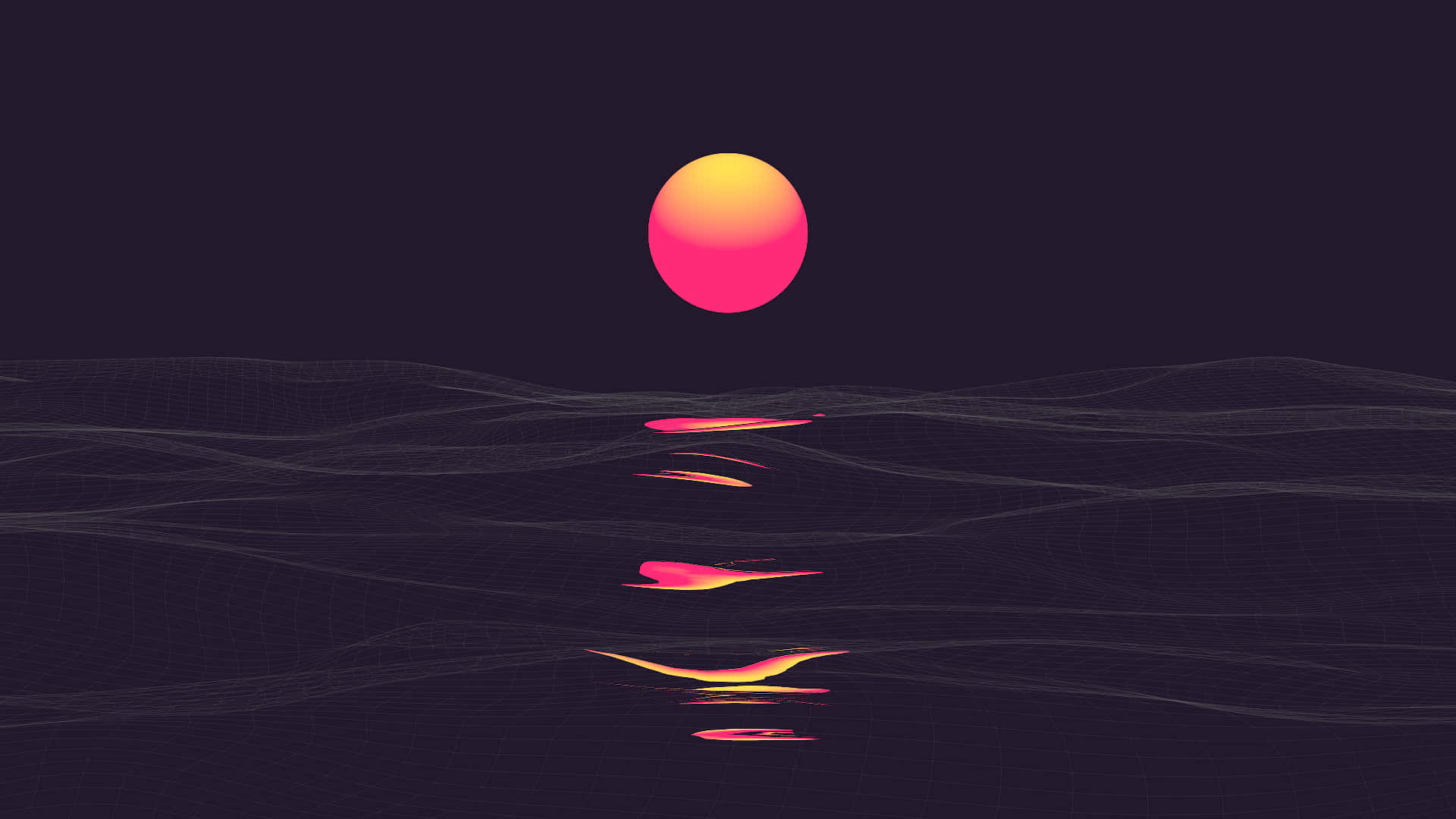 Stay Visionary With The Vaporwave Tablet Background