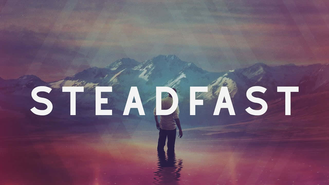 Steadfast Mountain Reflection Background