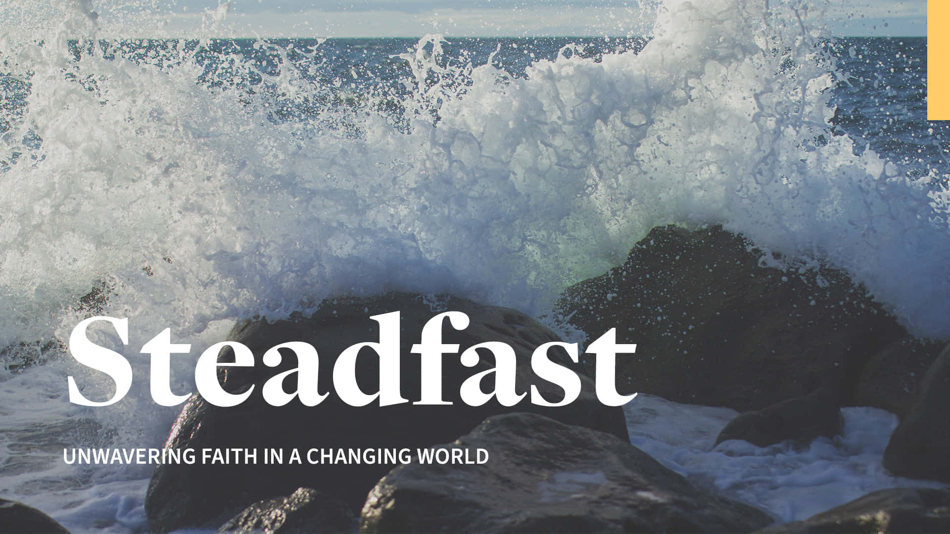 Steadfast Ocean Waves Crashing Rocks Background
