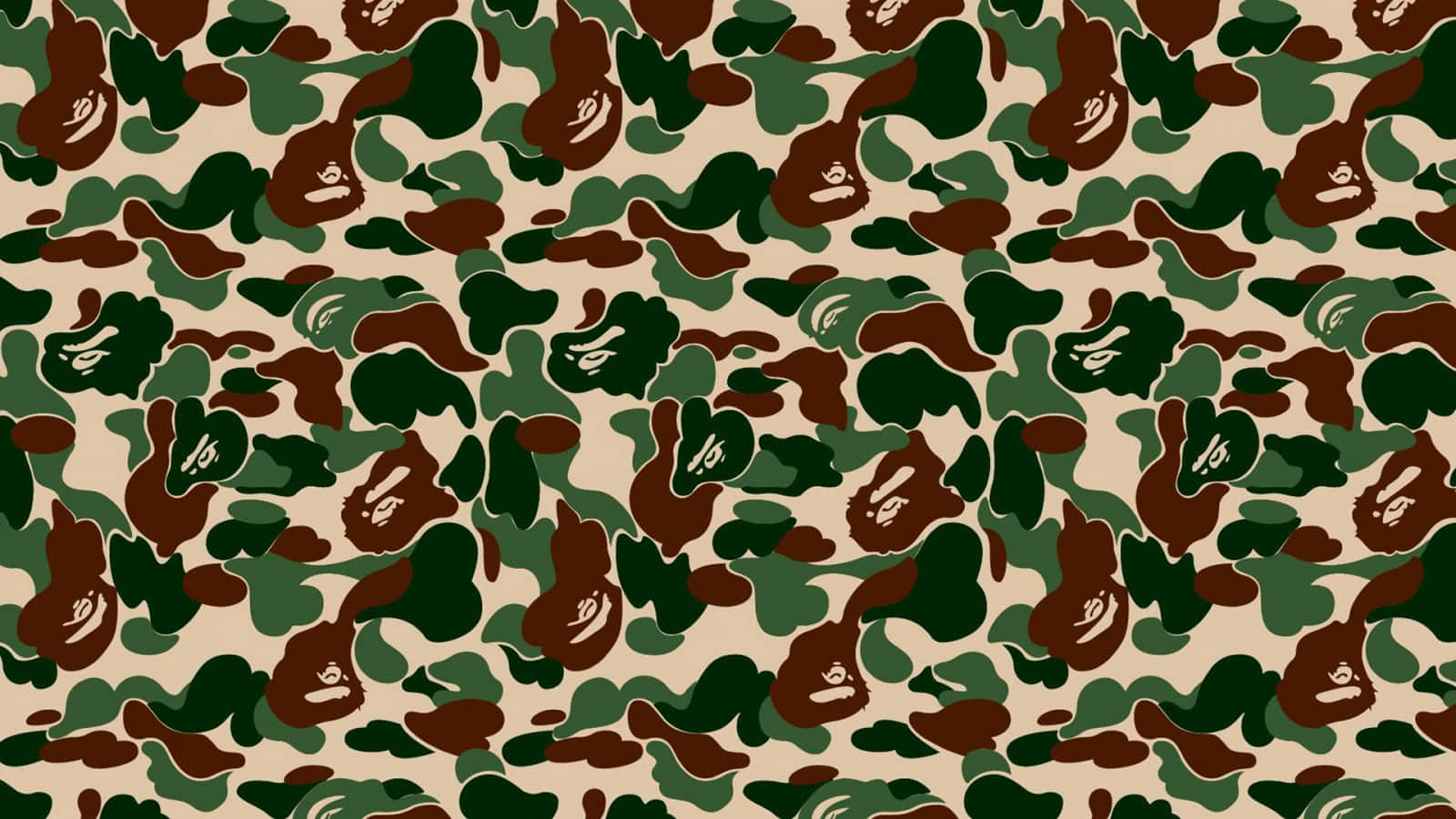 Stealth Mode - Green Camo Keeping You Hidden Background