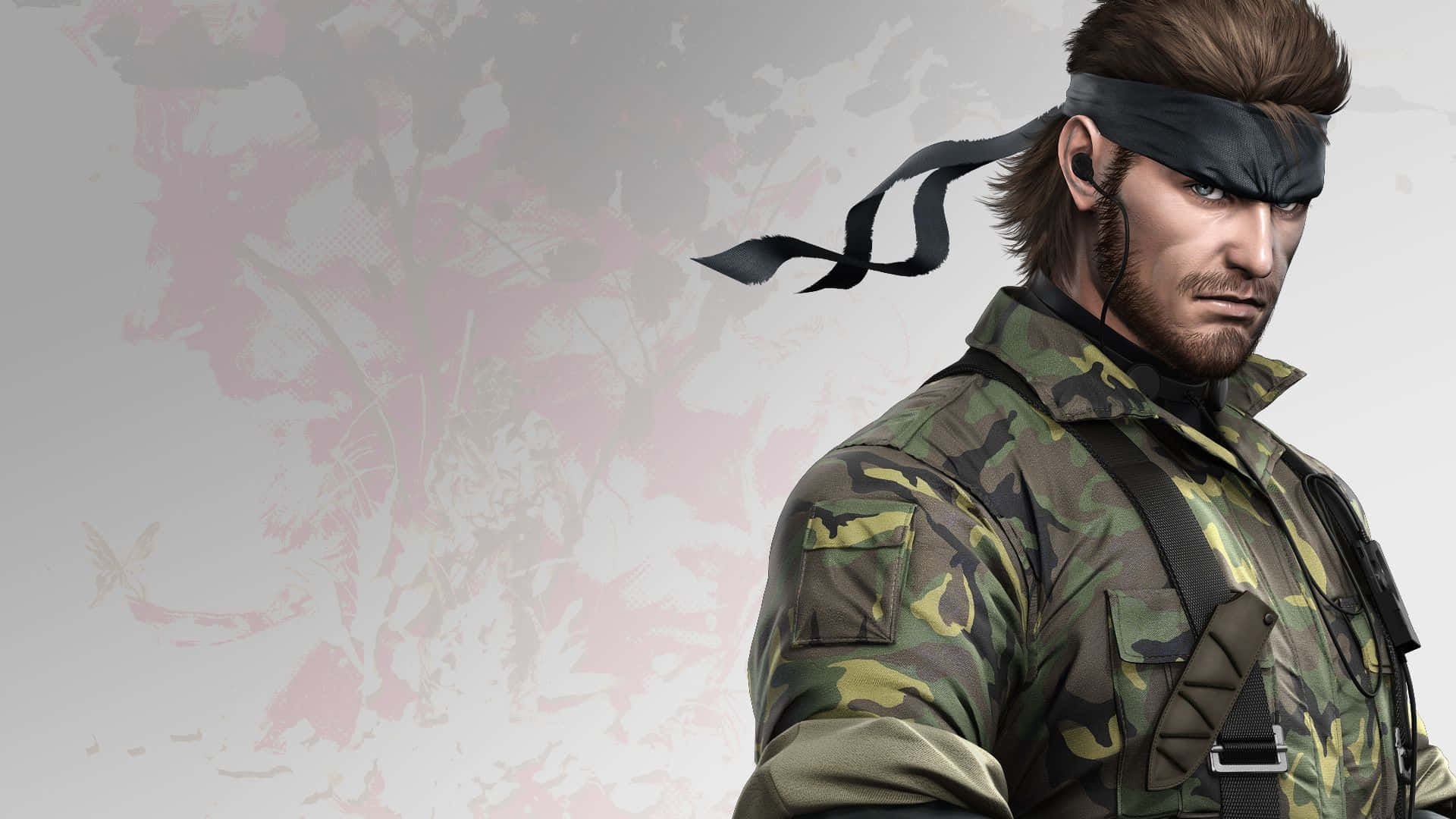 Stealth Tactical Expert, Solid Snake In Action Background