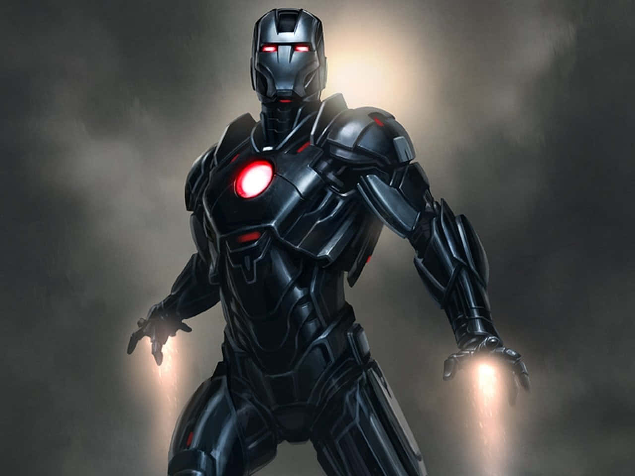 Stealthy Iron Man Background