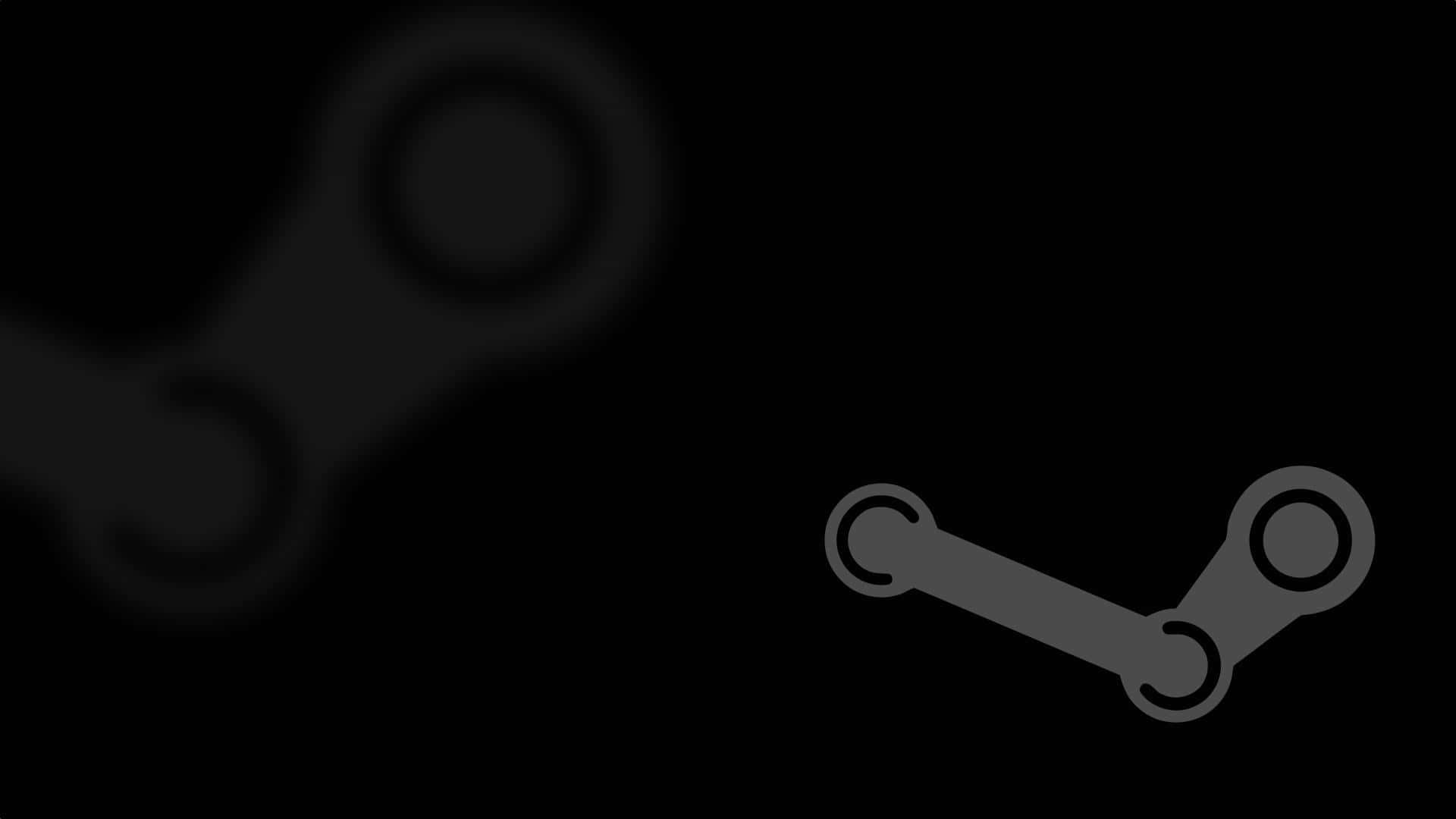 Steam Platform Logo Dark Background Background