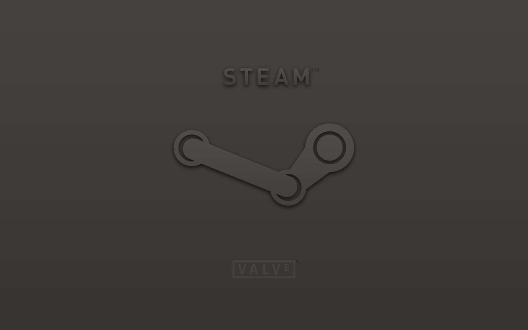 Steam Platform Logo Dark Background Background