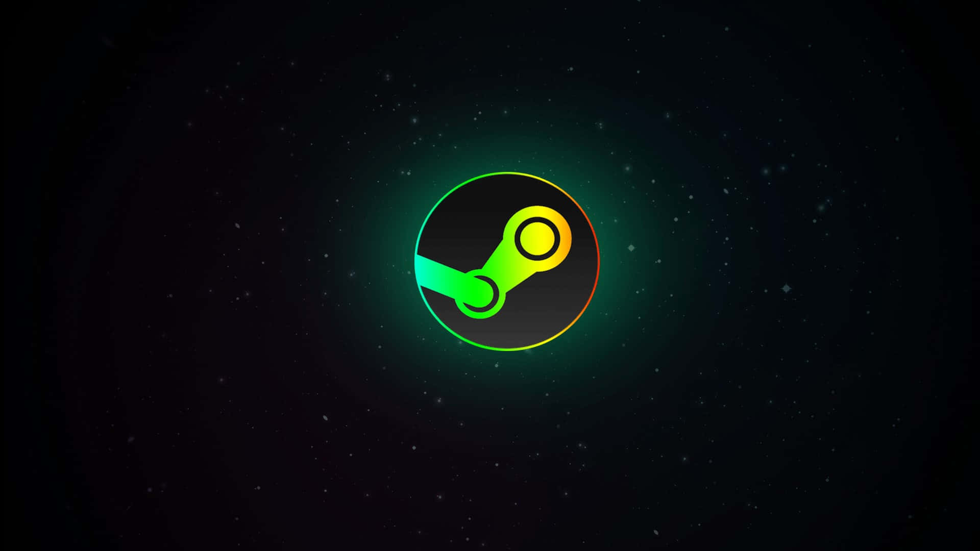 Steam Platform Logo Space Background