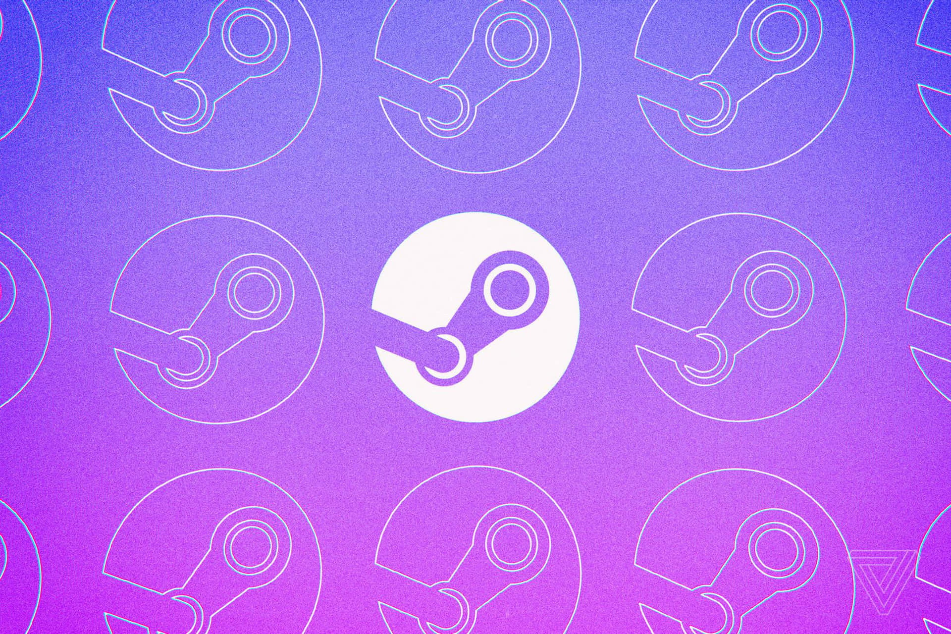 Steam Platform Purple Background