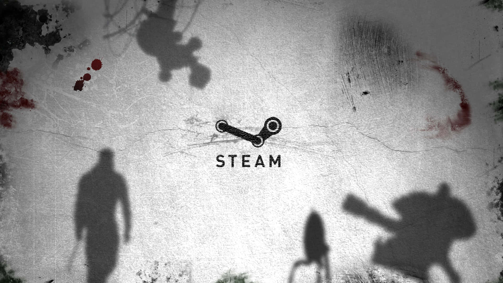 Steam Shadowy Figuresand Blood Splatter