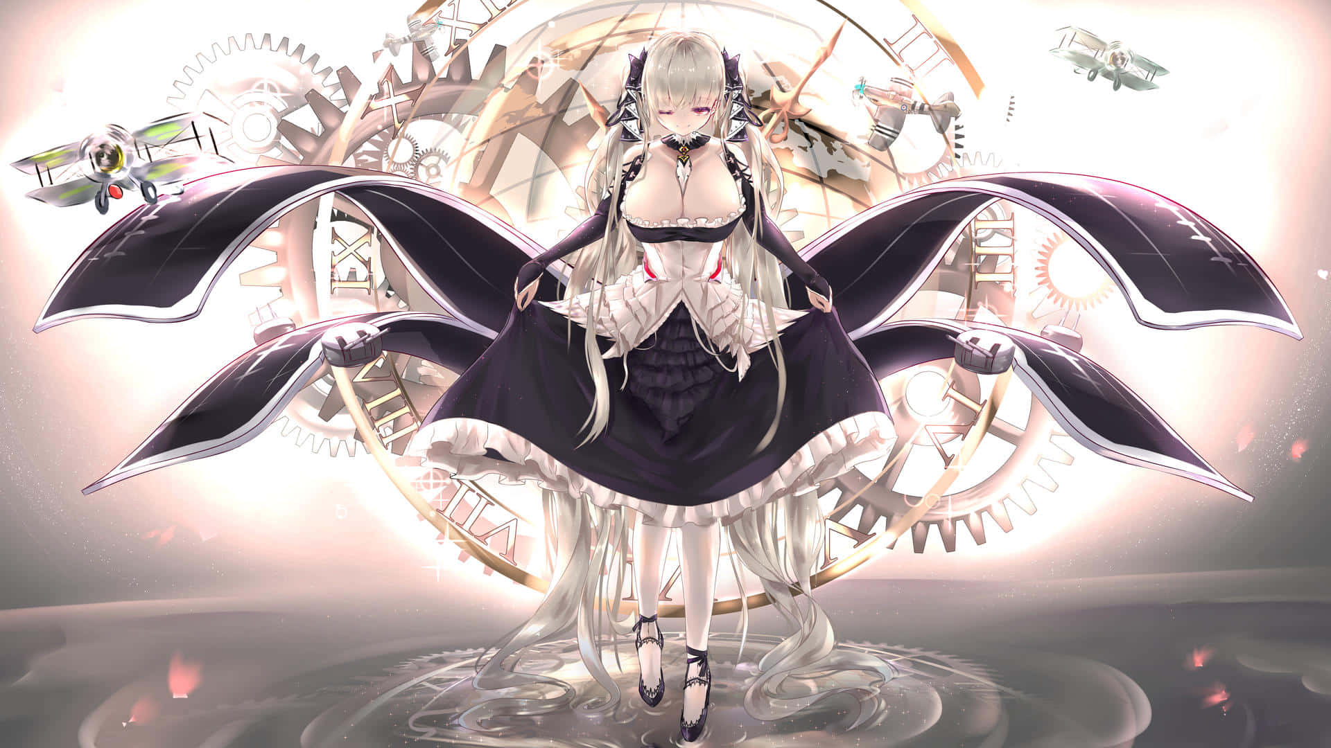 Steampunk Fantasy Artwork Background