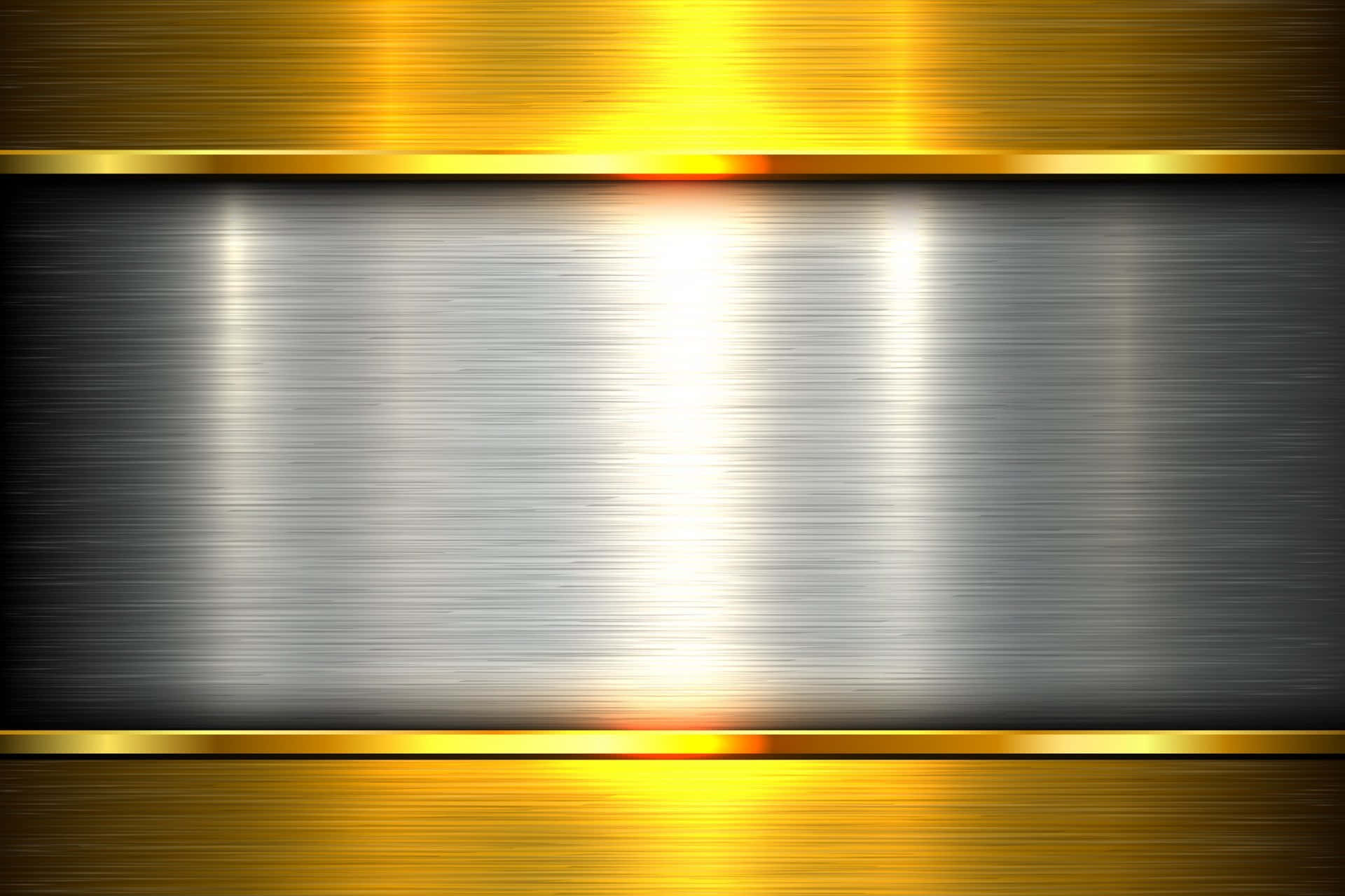 Steel Between Gold Plates Background