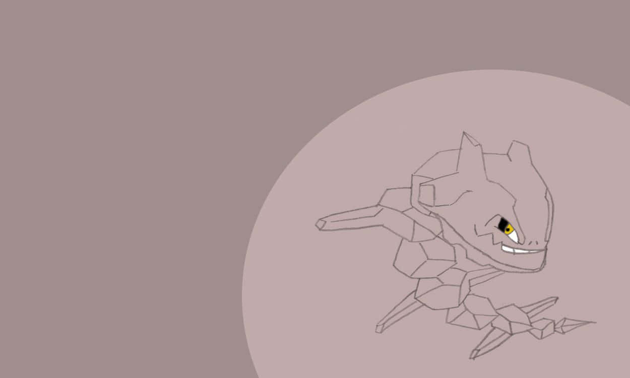 Steelix Grinning Background