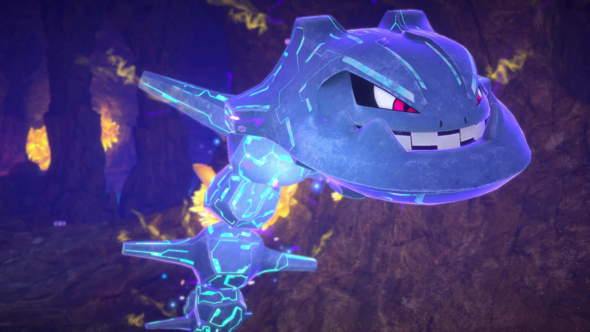 Steelix With Electrical Discharge
