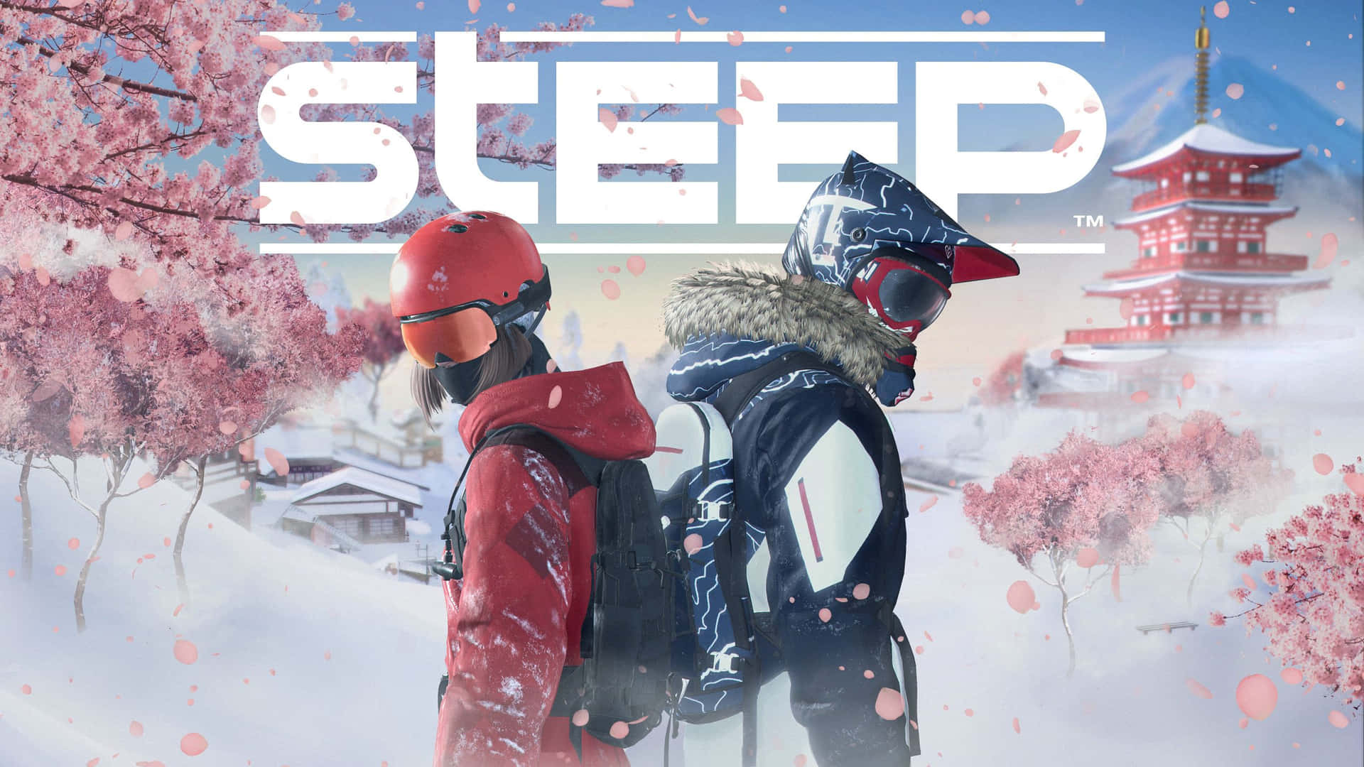 Steep Japanese Theme Poster Background