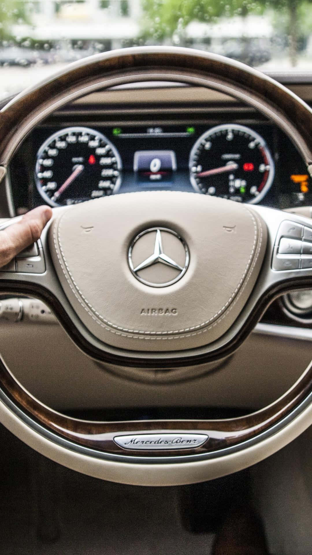 Steering Wheel Mercedes Benz Iphone Background