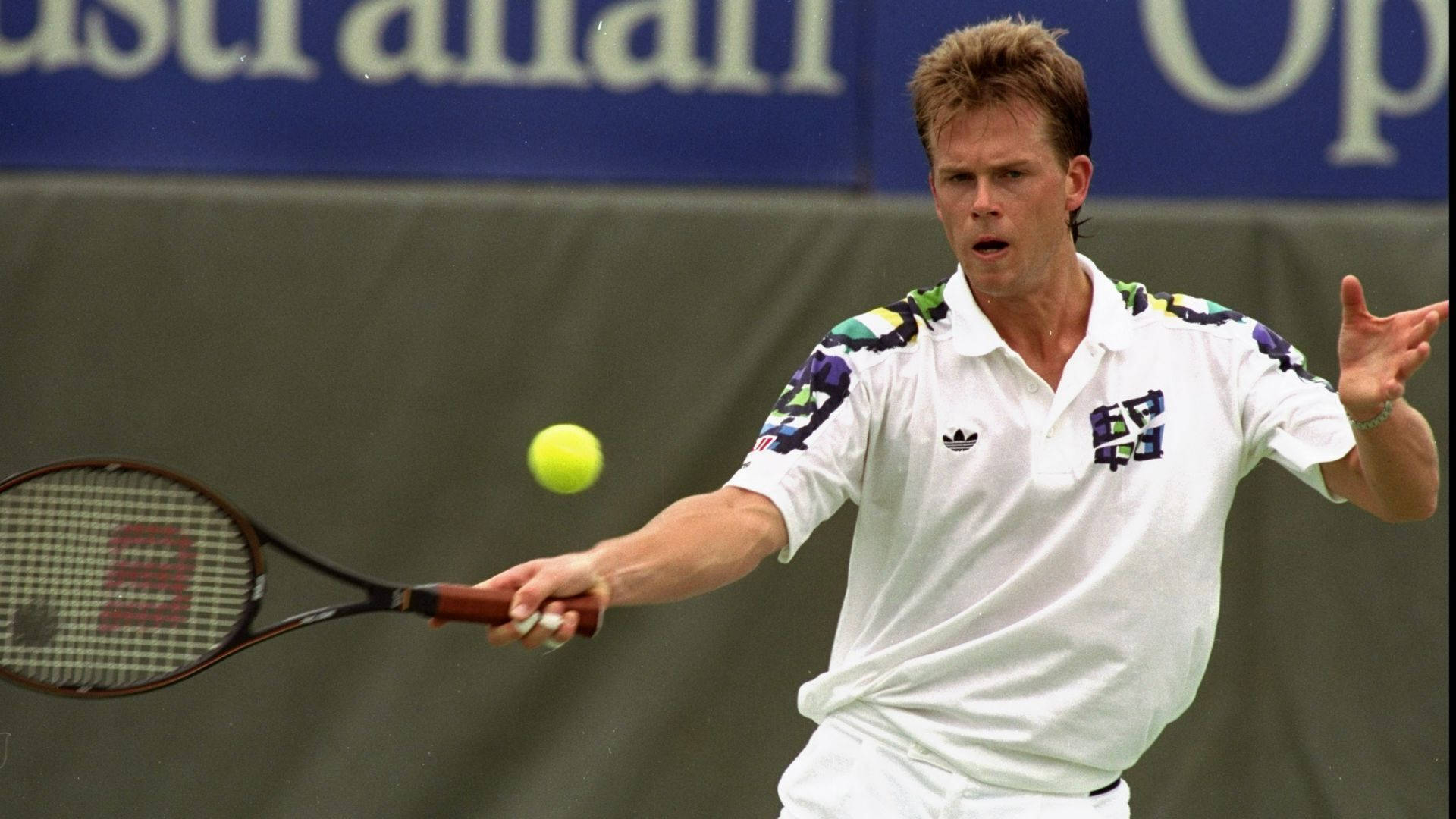 Stefan Edberg Forehand Receive Background