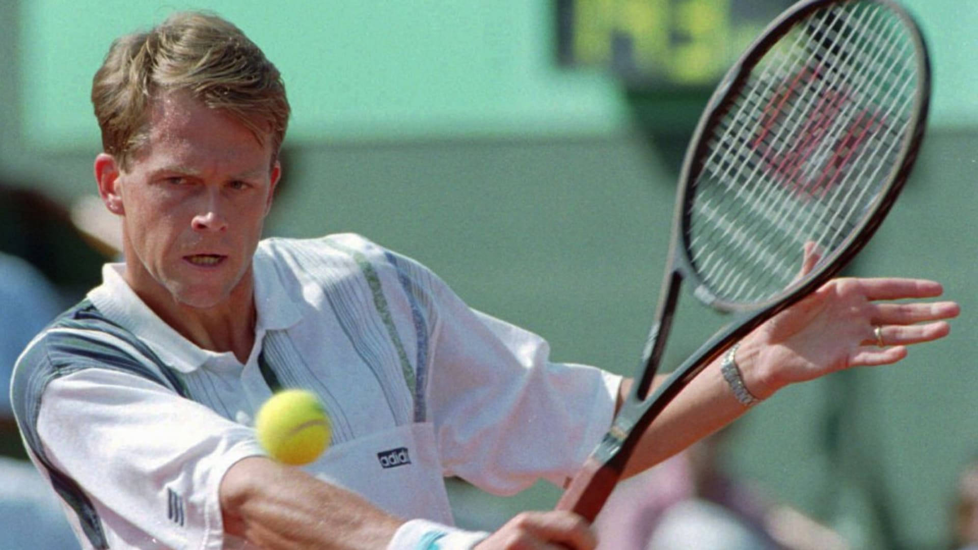 Stefan Edberg Returning Ball