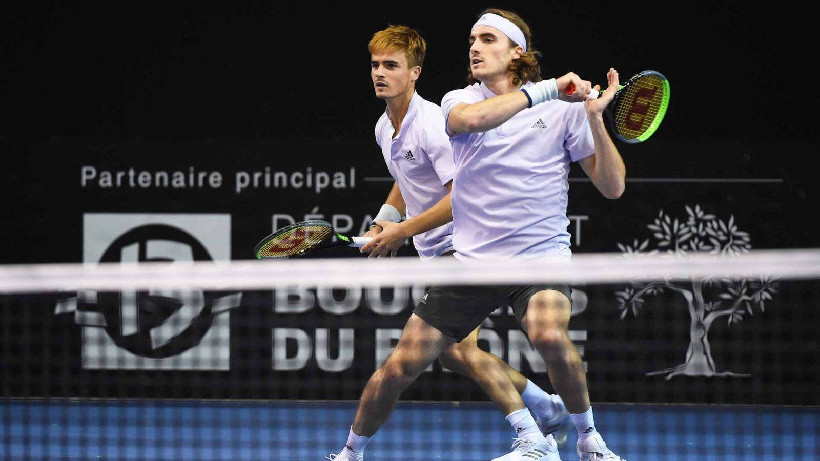 Stefanos Tsitsipas And Petros Tsitsipas Doubles