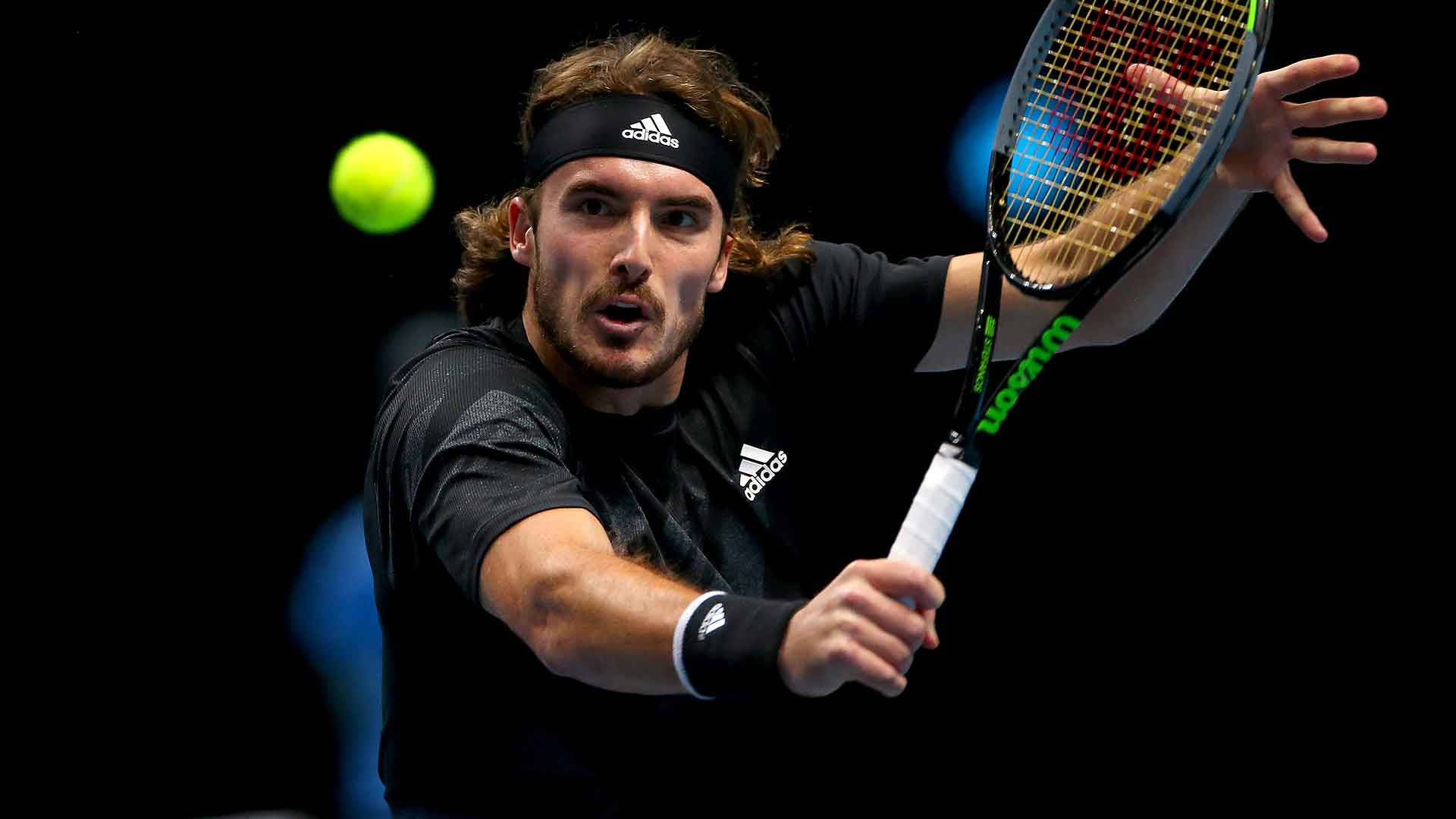 Stefanos Tsitsipas Perfecting His Backhand Stroke