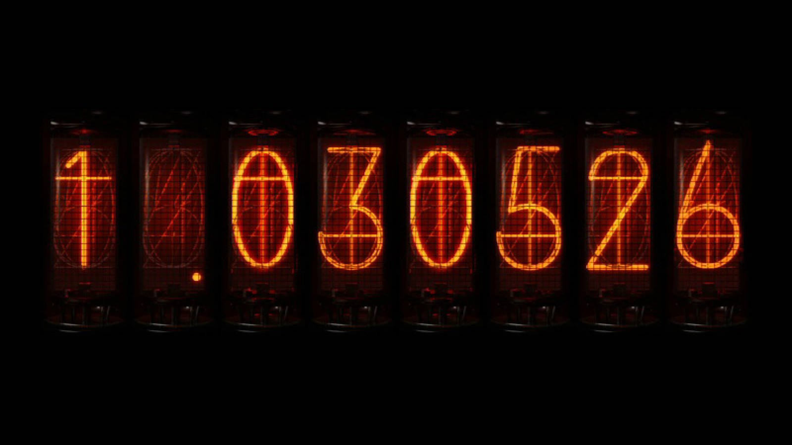 Steins Gate Digital Countdown Timer Background
