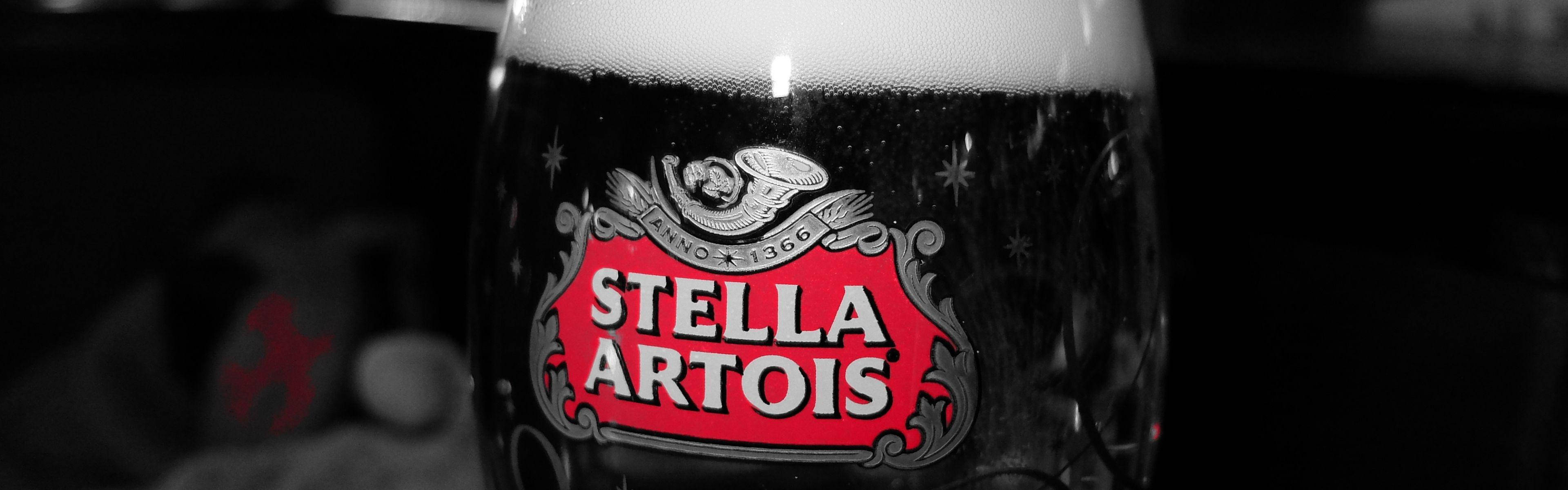 Stella Artois Beer Background