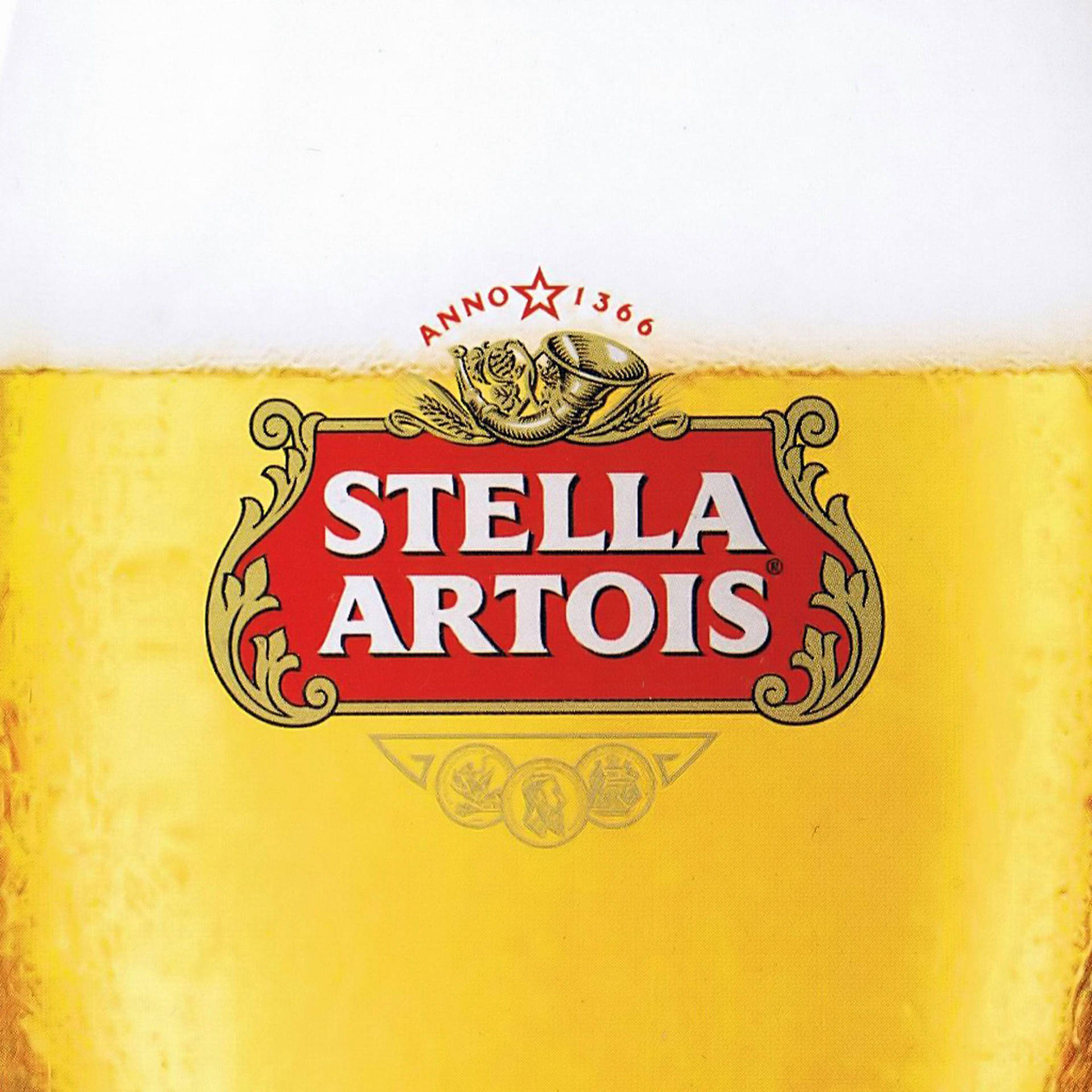 Stella Artois Brewed Beer Background