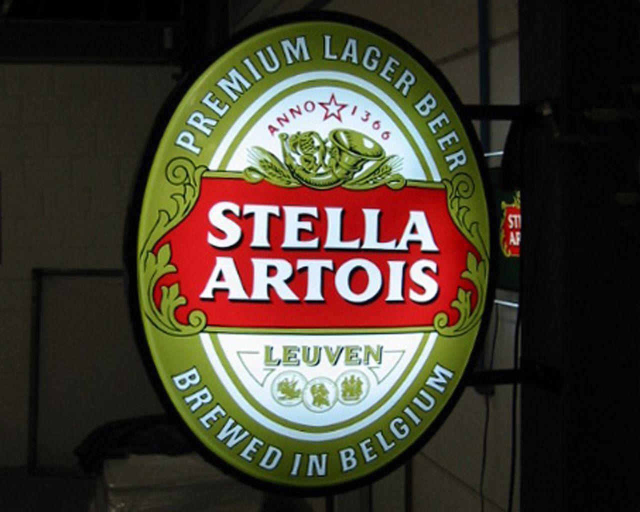 Stella Artois Iconic Signage Background