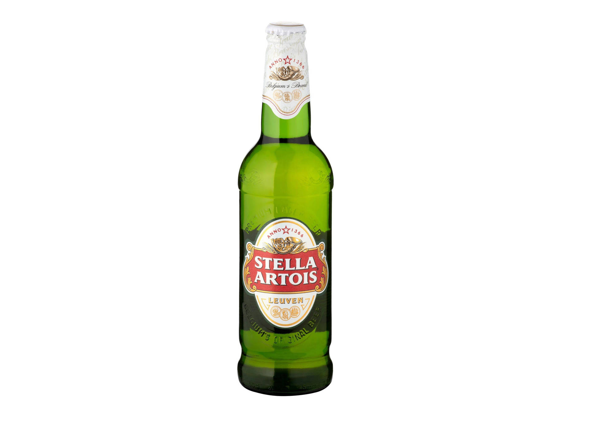 Stella Artois Lager Bottle Background