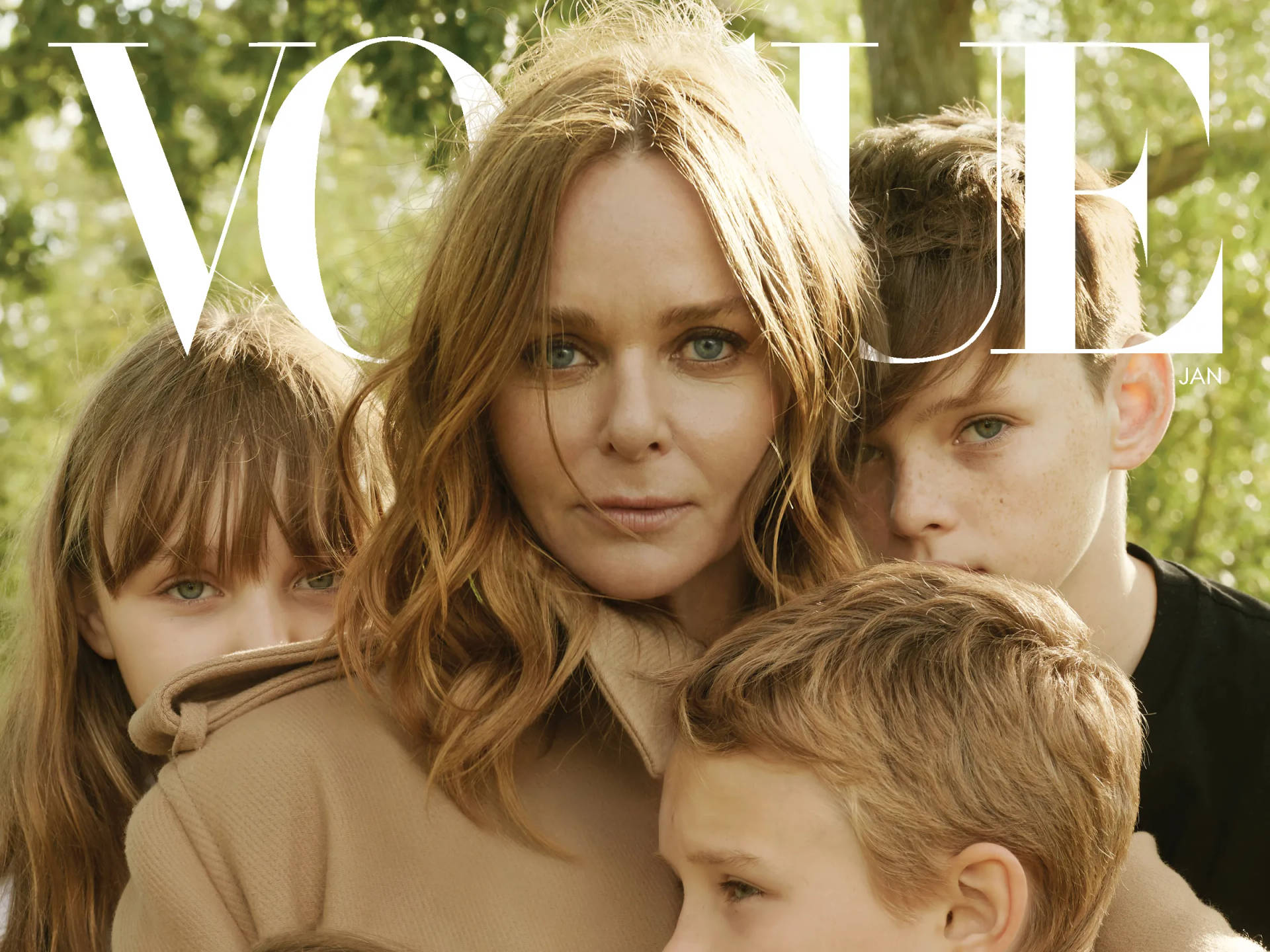 Stella Mccartney Vogue Cover Background