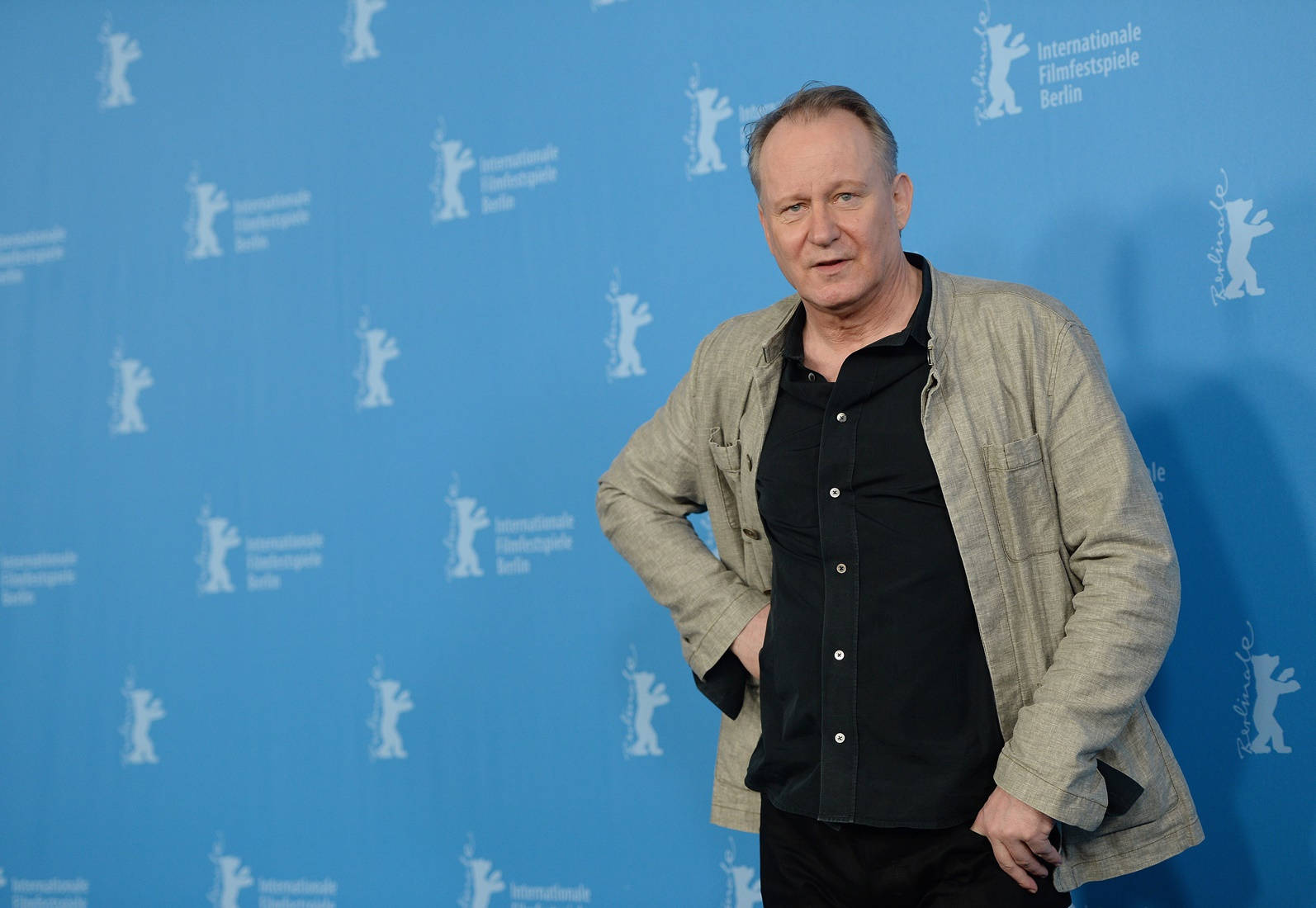 Stellan Skarsgård At 66th Berlinale International Film Festival Background