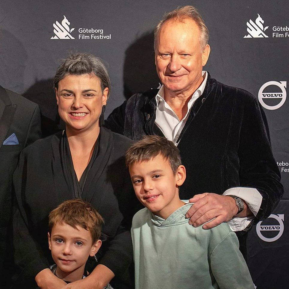 Stellan Skarsgård Family During Goteborg Film Festival Background