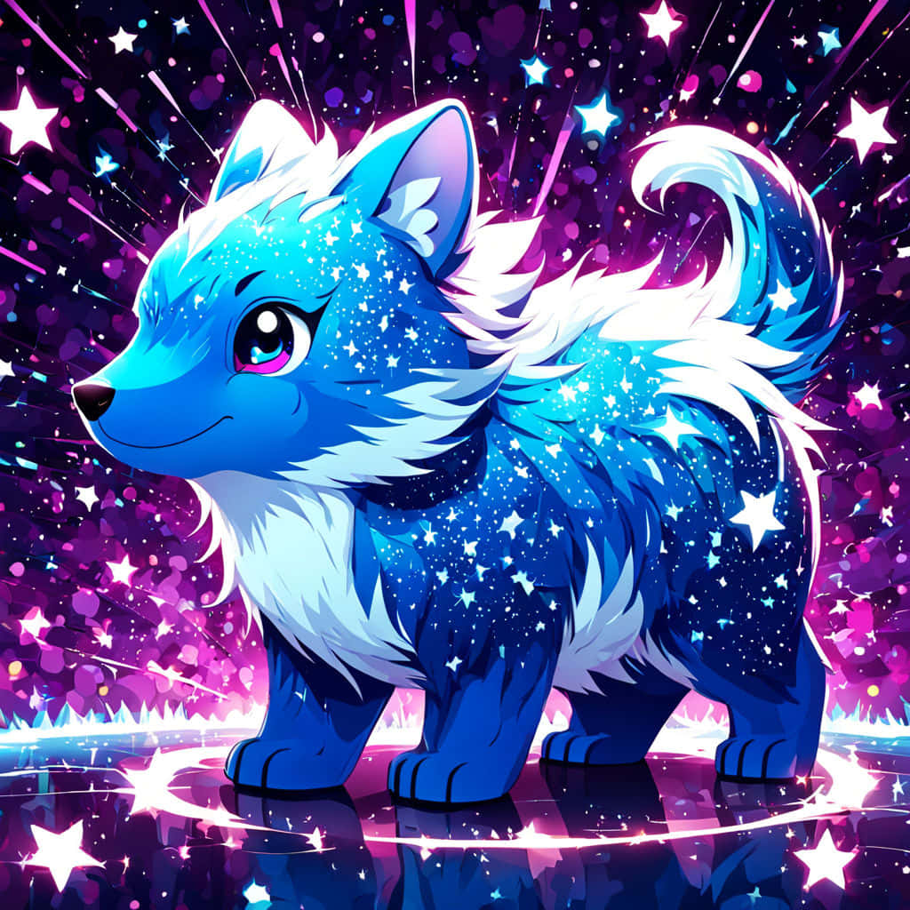Stellar Canine Cosmos Background