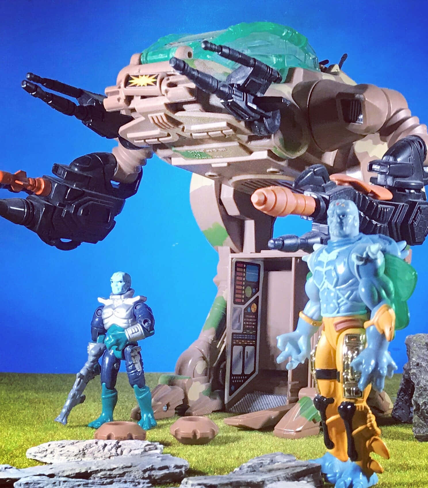 Stellar Fleet From Exosquad With E-frame Background