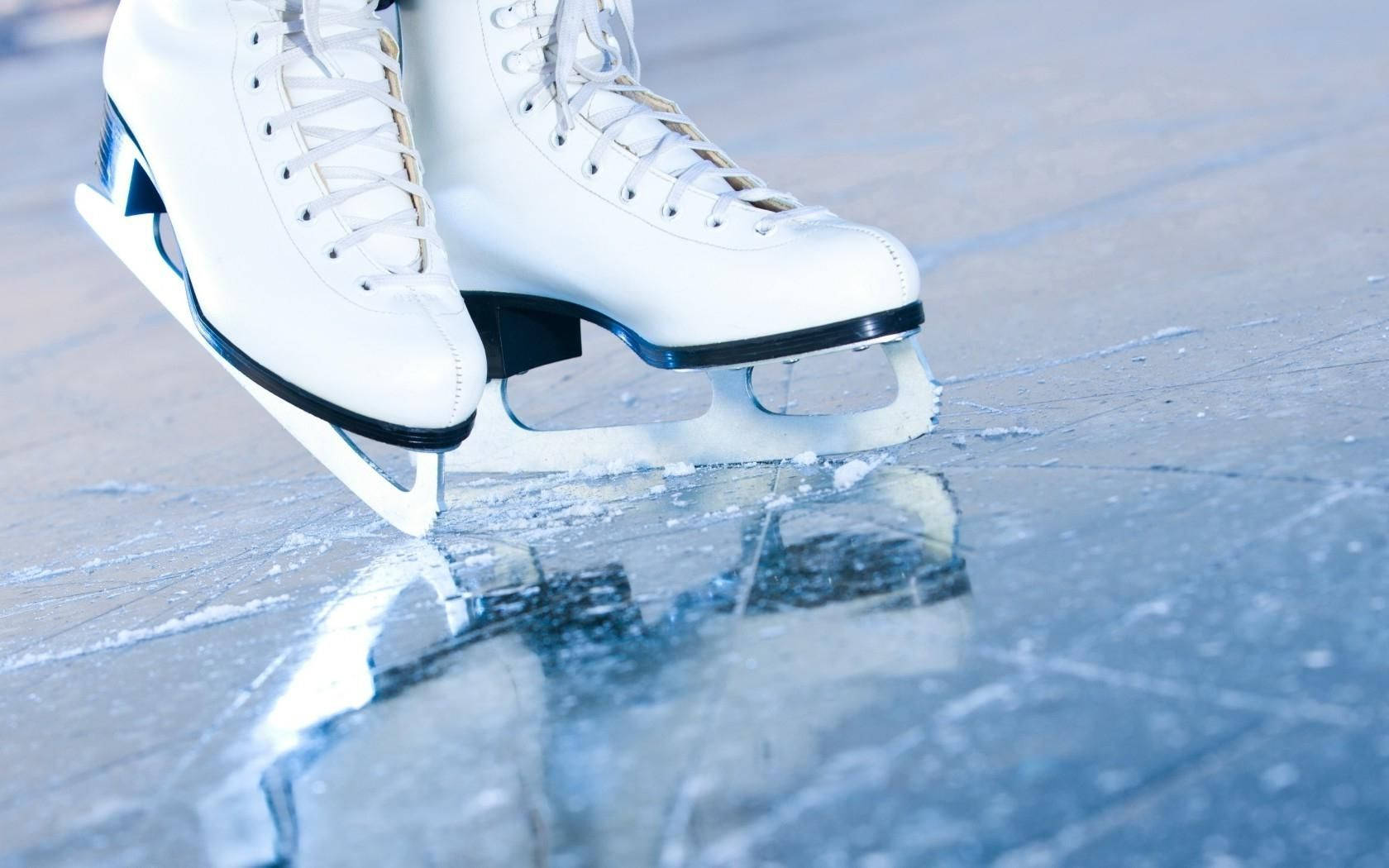 Stellar Ice Skating Shoes Background