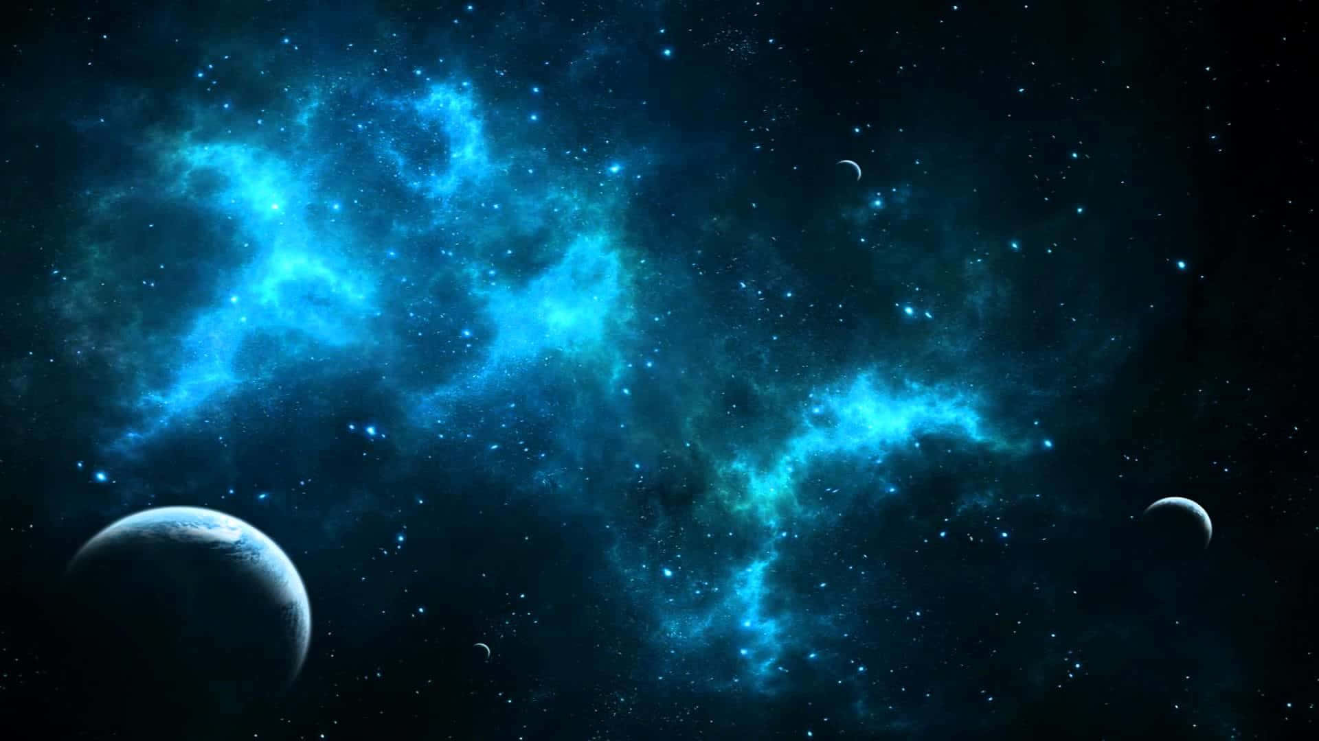 Stellar Nebulaand Planets Background