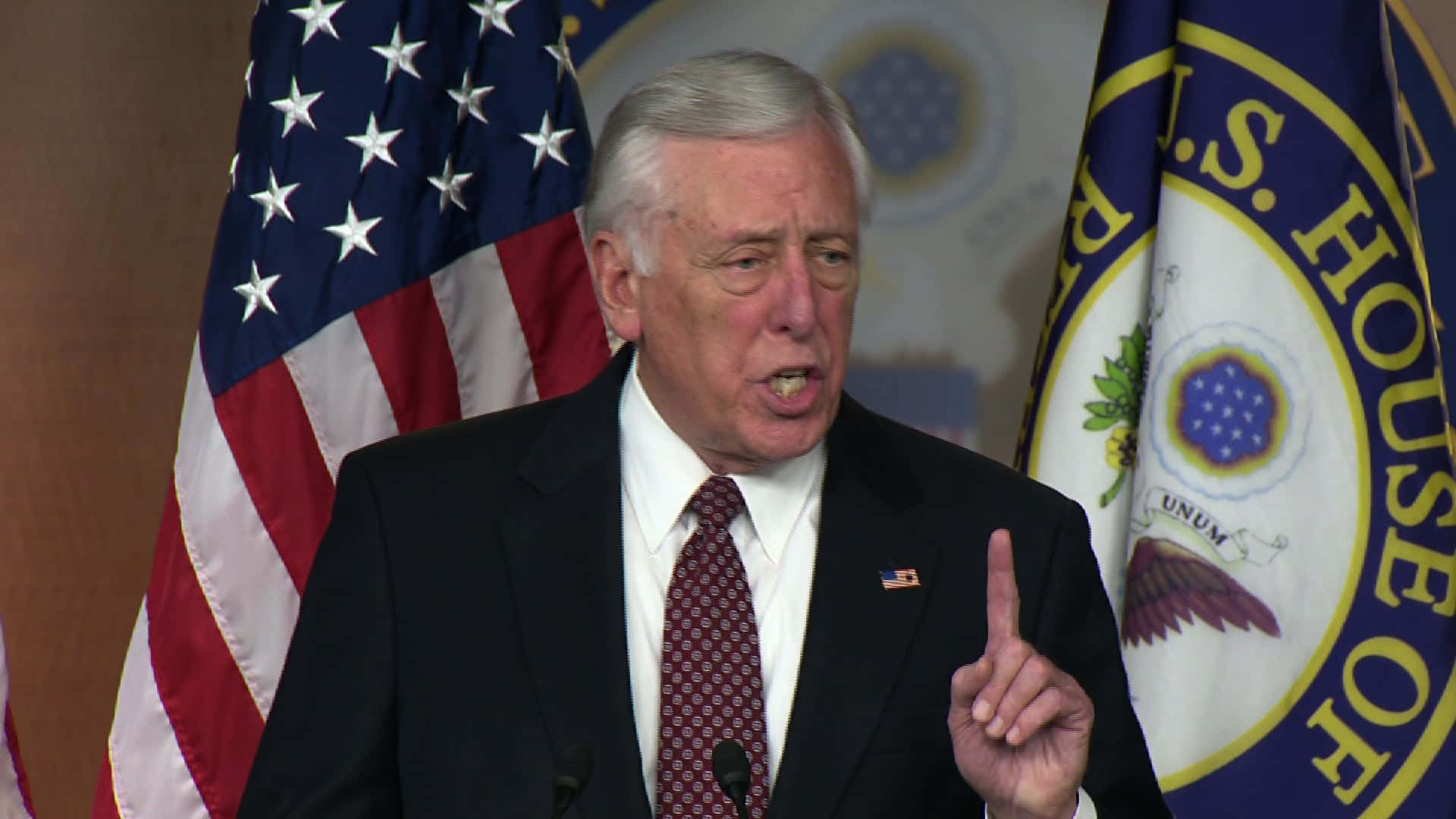 Steny Hoyer Giving Speech Background