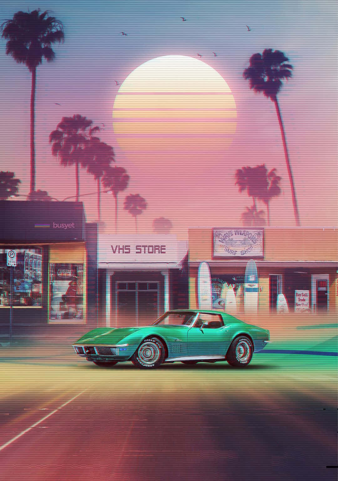 Step Back In Time With This 90's Vintage Retro Aesthetic Wallpaper