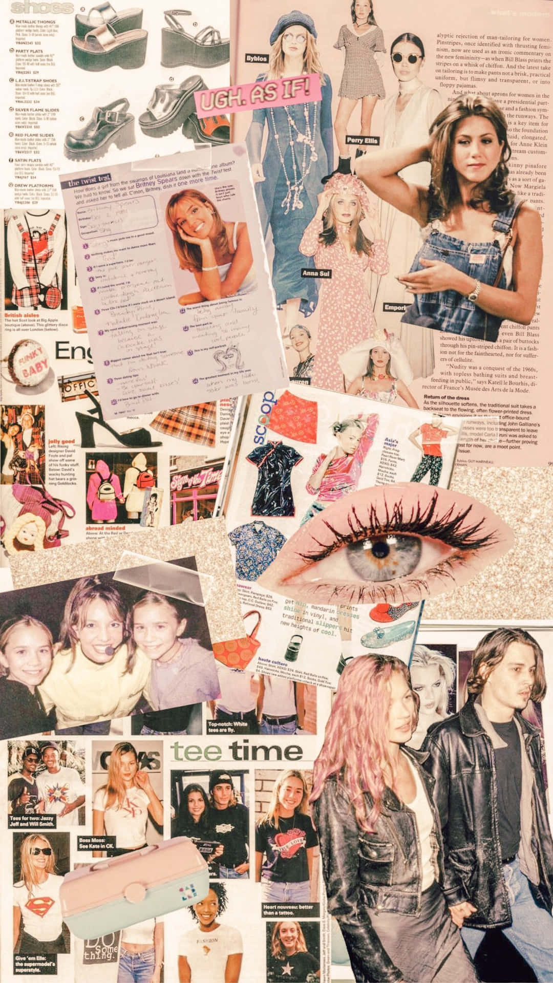 Step Back Into The 90's - Ultimate Vintage Aesthetic Background