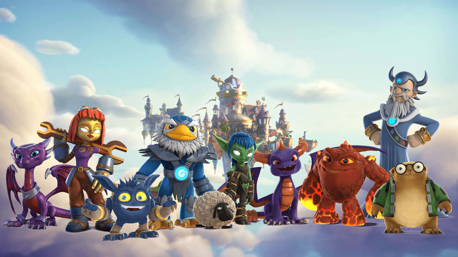 Step Inside A Skylanders Adventure Background