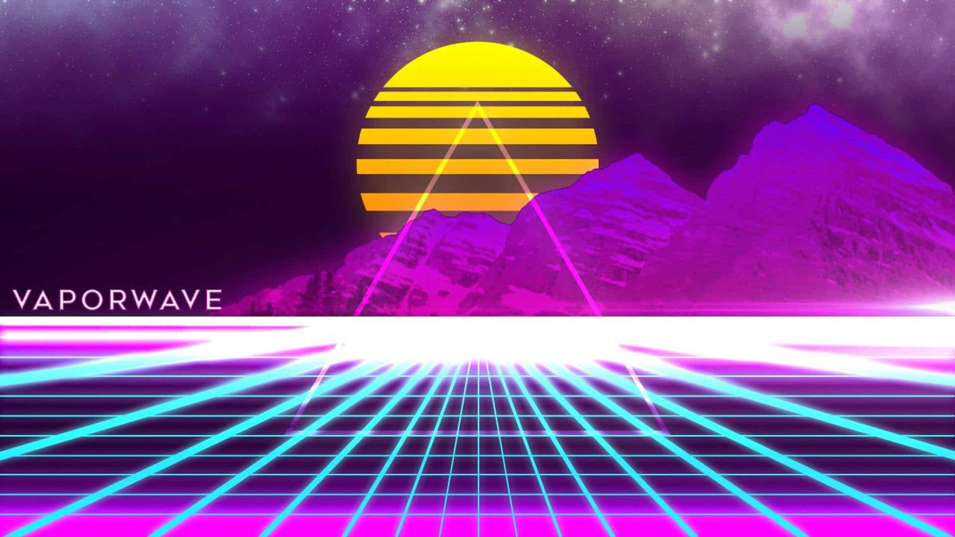 Step Into A Better Future With The Revolutionary Vaporwave Tablet Background
