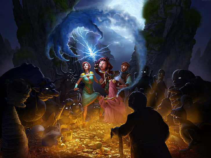 Step Into A Magical World Of Fairy Tales Background