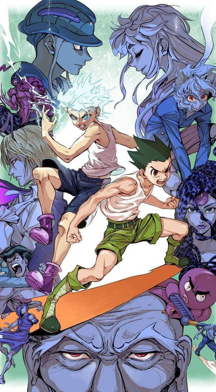 Step Into A World Of Adventure With The Hunter X Hunter Iphone Background