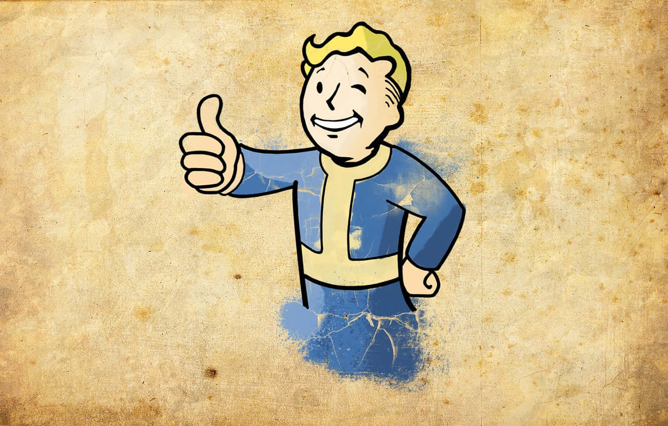 Step Into A World Of Adventure With Vault Boy! Background