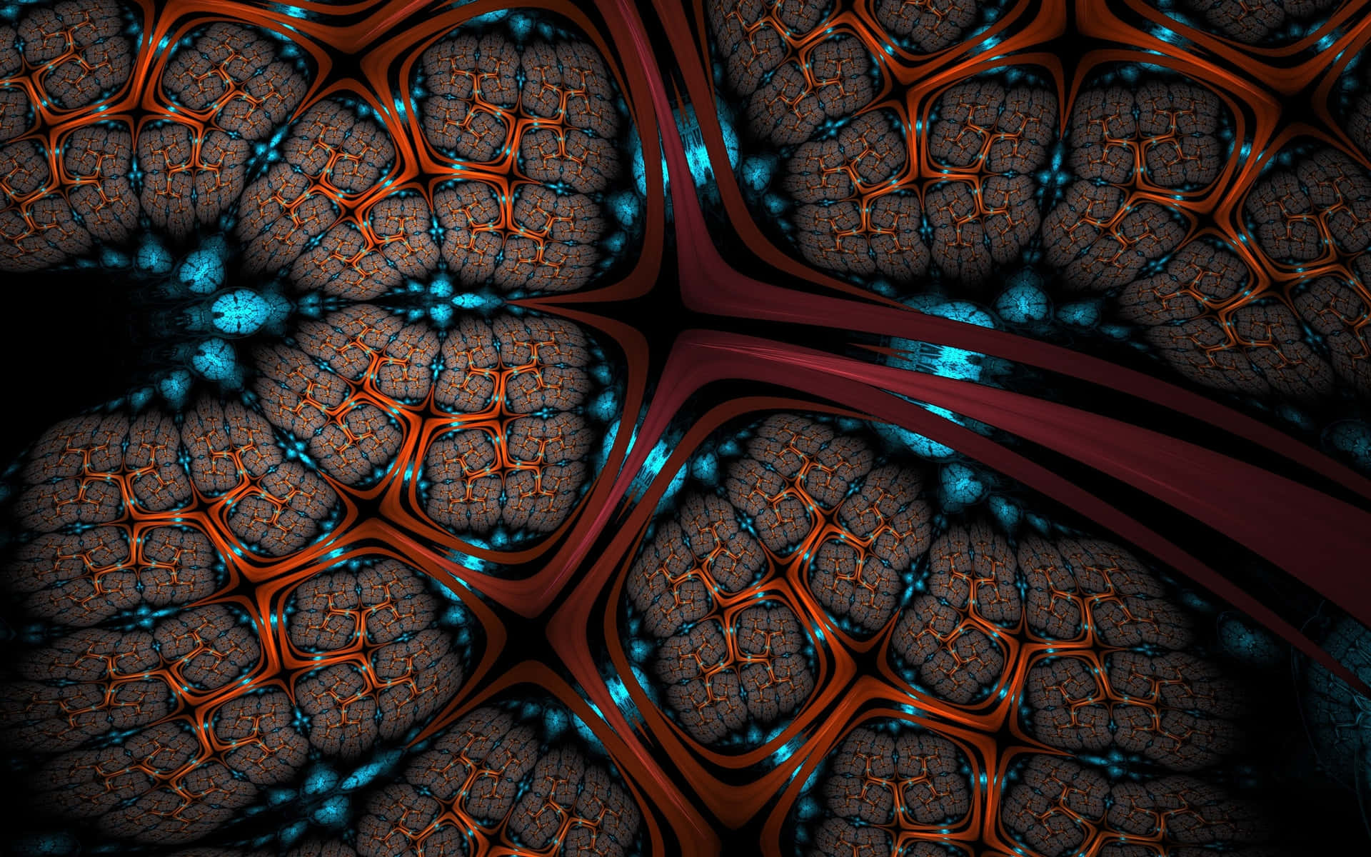 Step Into An Alternate Reality With This Awesome Dark Psychedelic Landscape Background