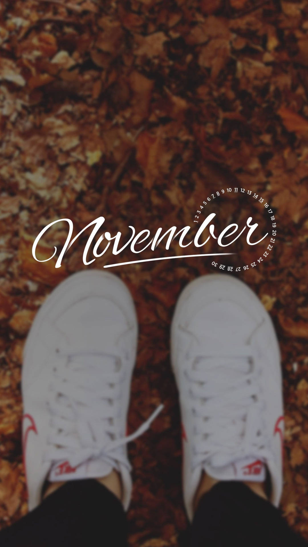Step Into November In Comfort Background