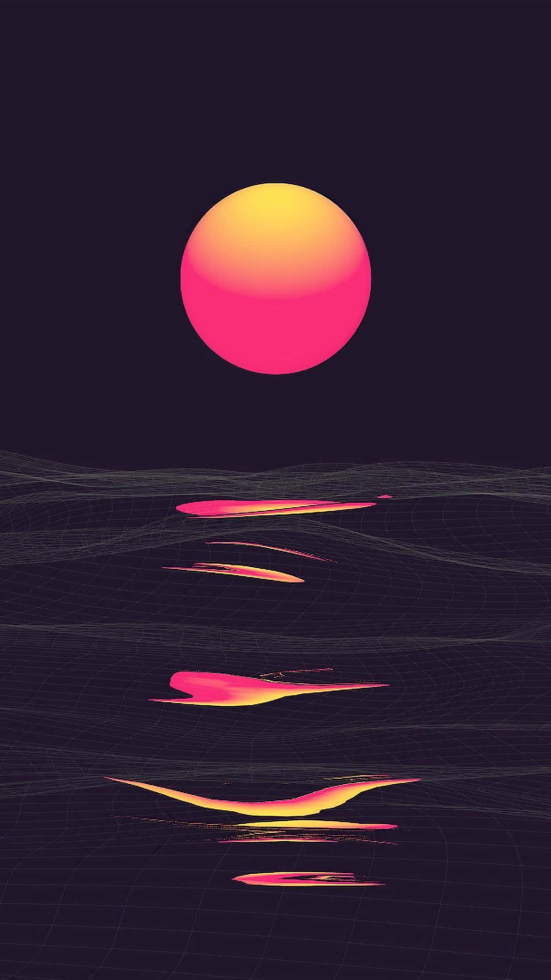 Step Into The Dark Retro World Of Past And Present Background