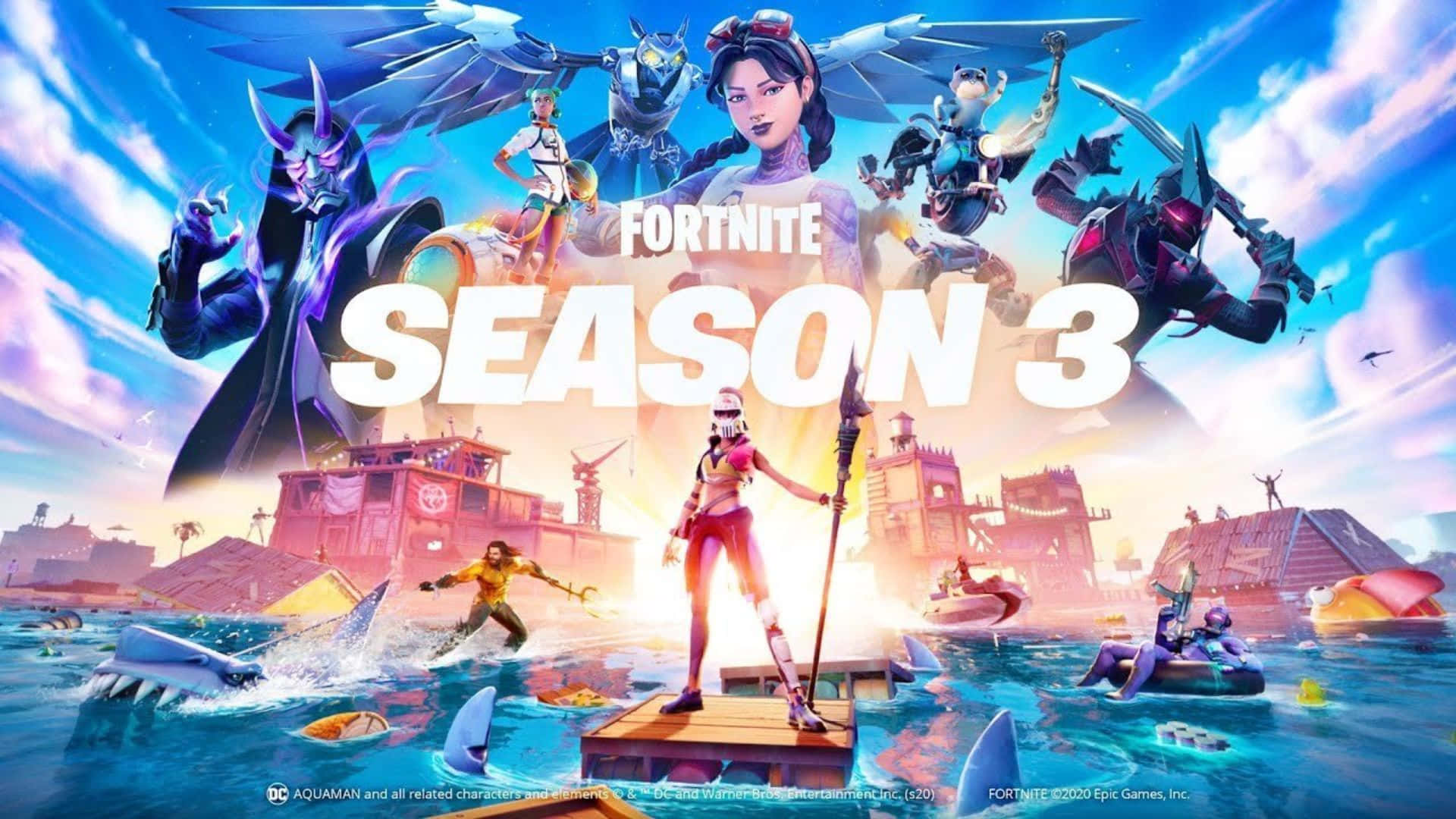 Step Into The Fortnite: Chapter 3 Season 1 Battle Royale Background