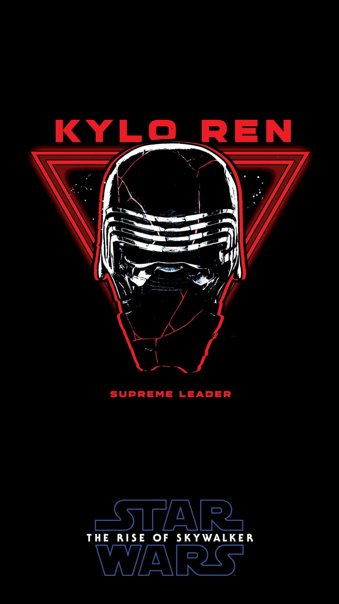 Step Into The Shoes Of The Powerful And Enigmatic Character As You Use The Kylo Ren Iphone Wallpaper Background